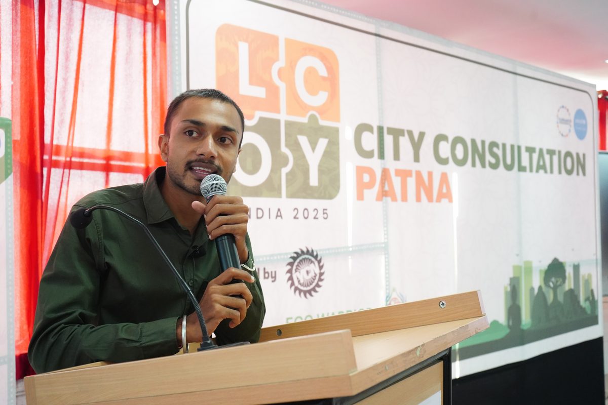 Speaking at the LCOY City Consultation in Patna